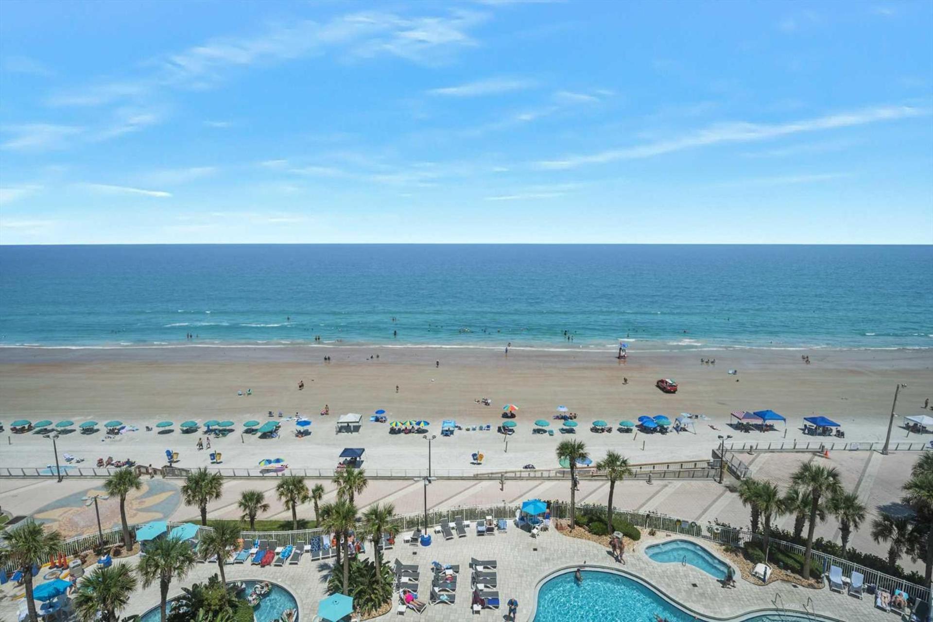 Luxury 9Th Floor 1 Bedroom Condo Direct Oceanfront Wyndham Ocean Walk Resort Daytona Beach | 906 المظهر الخارجي الصورة